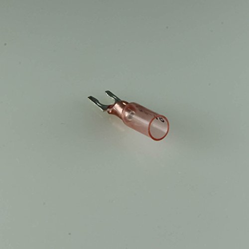 22-18 Ga. Heavy Duty Heat-Shrink Snap-Spade Fork Terminals, 10 Stud - (pack of 25)