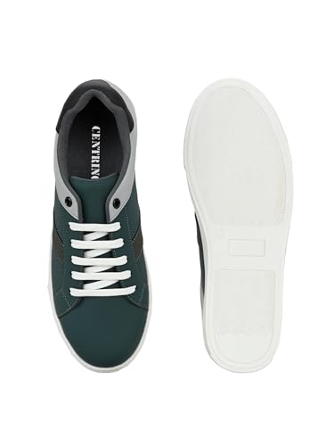 Image of Centrino Women's Casual Shoes | Colorblock Sneakers with Ultra Soft Cushion Lace-Up Shoes All-Day Comfort | Trendy & Lightweight Design | Low Top Flat Sole (7604)
