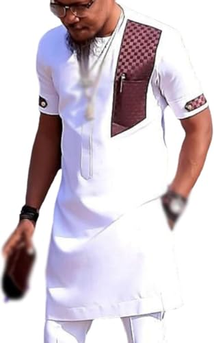 Chemise dashiki homme grande taille XXXXXL haut ample confort pour mariage