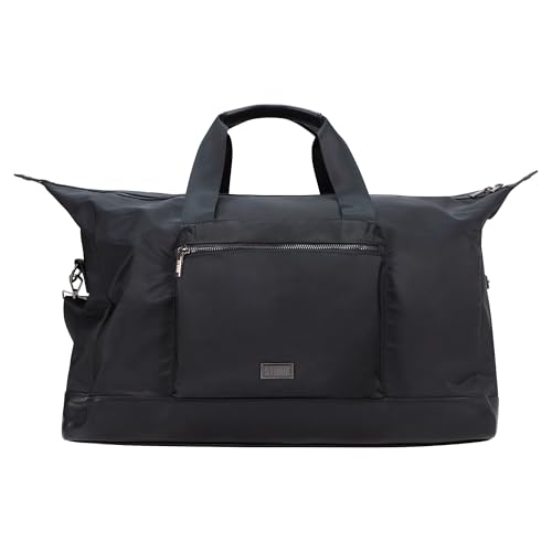 Image of STORM Zephyr Nylon Holdall, Black Duffel Bag with Adjustable Shoulder Strap