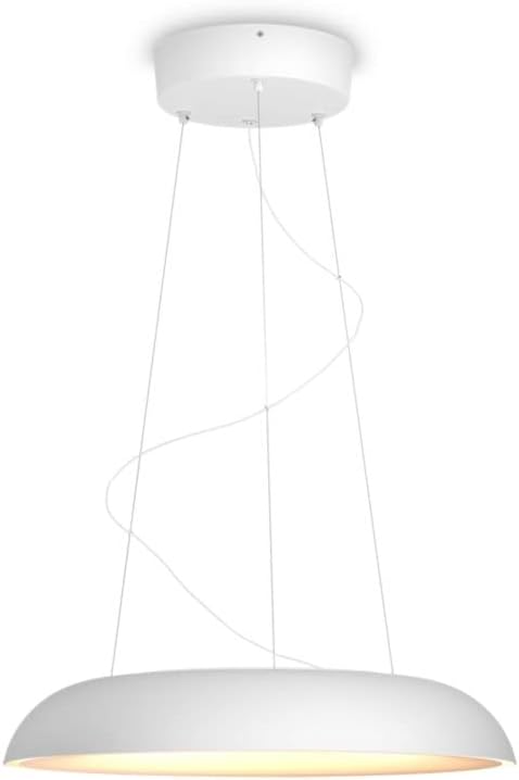 Amaze White and Colour Ambiance Ceiling Pendant Smart Light [White] Suitable for Kitchen and Dining, with Bluetooth, Works with Alexa, Google Assistant and Apple Homekit