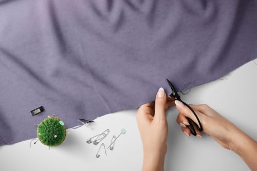 Denim 100% Cotton Plain Fabric – 60 Inch 150cm Wide 150GSM Material - Sewing, Dressmaking, Quilting, Curtain Linings, Pillowcases & Totes by Discount Fabrics LTD - Half Metre