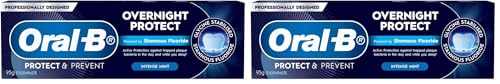 Oral-B Overnight Protect Intense Mint Toothpaste 95g (Pack of 2)