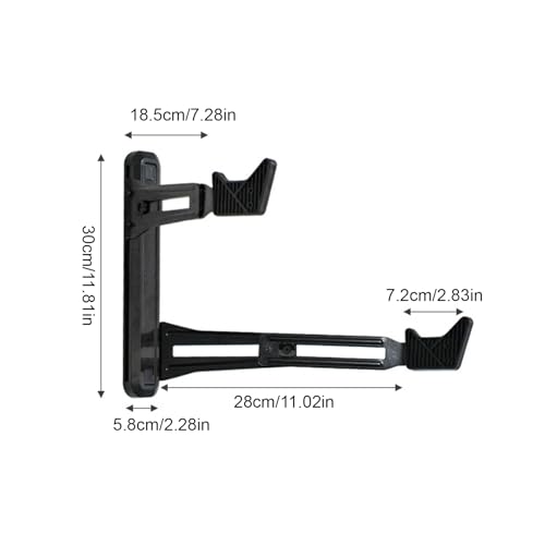 Support mural vélo réglable et robuste de 28 cm pour optimiser l'espace garage - 3