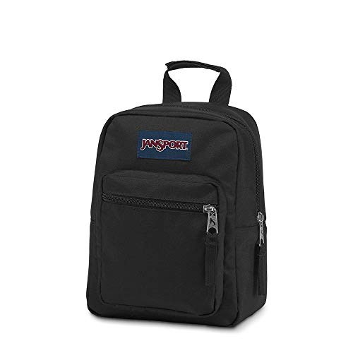 Image of JanSport Big Break Insulated Lunch Bag - Small Soft-Sided Cooler Ideal for Class, Work, or Meal Prep, Black