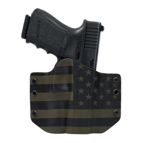 Outlaw Holsters OD Green USA OWB Holster (Right-Hand, Small Shell, FN Reflex) Cover