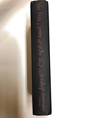 The Lives and Times of Archy & Mehitabel. New E... B009OIU89M Book Cover