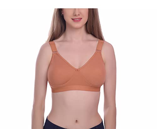 Image of Elina Women's Cotton Non Padded Wire Free Full Coverage Bra
