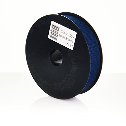 Trimz Cotton Webbing, Dark Navy, 30mm, 5m x 30mm - Image 3
