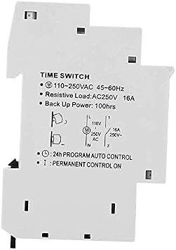 DIN-Rail Timer Rail Time Switch Intelligent Timer DIN Rail TM610C 220 V Timer Relay for Street Lighting Pink