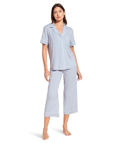 Image of Eberjey Gisele Short Sleeve and Cropped Pant PJ Set