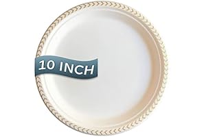 Elegant Paper Plates: Disposable, Eco-Friendly, Compostable Paper Plates