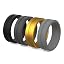 BLACK / DARK GRAY / GOLD / GRAY