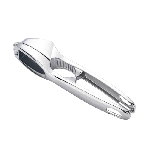 Huakai Kitchen Premium Garlic Press - Zinc Alloy Garlic Press