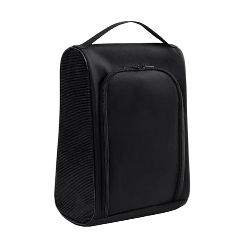 FytStycale Golf Shoes Bag Organizer Oxford Cloth Golf Equipment Pouch, Sports Storage Bag for Rugby, Bowling, Travel, Camping Tennis, Black