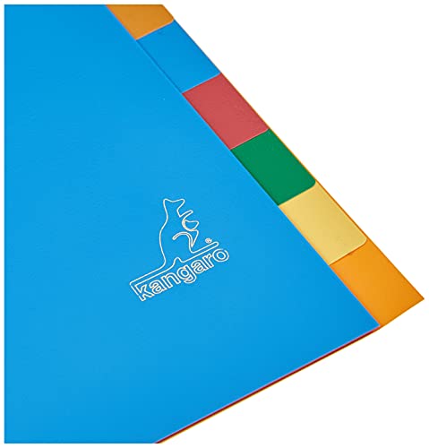 Kangaro Register A5 blank PP 120 micron 17r. 10-piece assorted tabs, 21x18x0.1 (Dutch product), assorted colours - Image 2