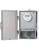 DEWENWILS Pool Pump Timer, Outdoor Digital Timer Box with Transparent Case, 2HP 40A 120-277 VAC, 7-Day 20 ON/Off Programmable Timer Switch for Water Heater, Pool Pump, SPA, Motor, ETL Listed