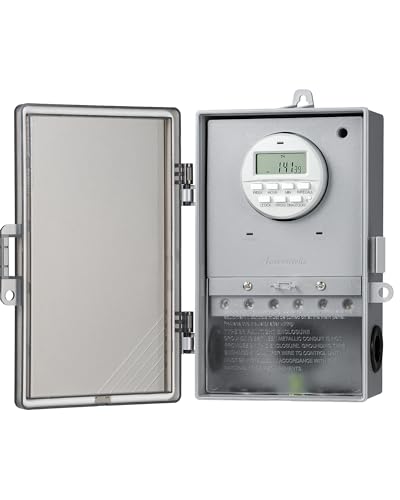 DEWENWILS&EDISHINE DEWENWILS Pool Pump Timer, Outdoor Digital Timer Box with Transparent Case