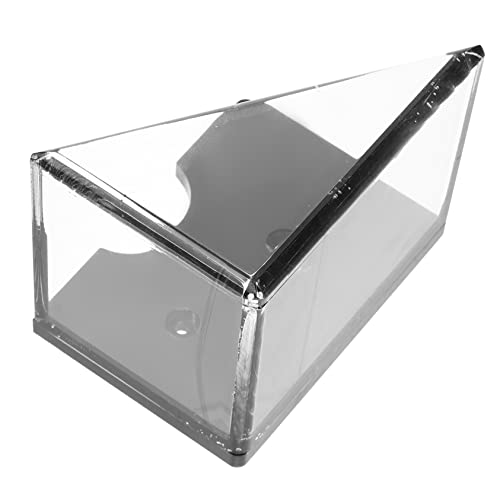 Totority Poker Card Organizer Box Acrylic Poker Chip Holder Card Display Storage