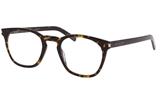 Saint Laurent Slim Sl30 003 Eyeglasses Men's Havana Full Rim Optical Frame 49Mm #TOP30