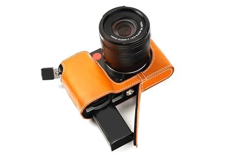 Housse cuir véritable Leica TL2 protège rayures étui fond ouvrant