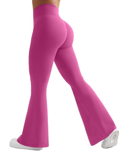 Image of SUUKSESS Women Crossover Workout Leggings with Pockets High Waisted Gym Yoga Pants