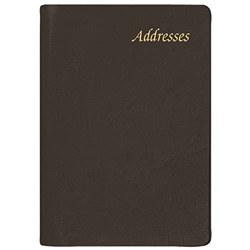 Mini Pocket Telephone Address Book, Fits in Wallet, Black, 2.25 x 3.25 inch
