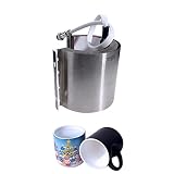 BetterSub Stainless Steel Mug Heat Press Attachment Silica Gel 110V for Heat Press Machine Transfer