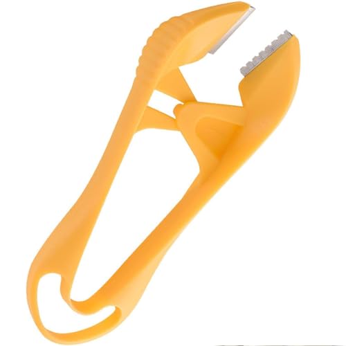 Pelador de ajo rápido y portátil, herramienta manual para quitar la piel del ajo con agujero para colgar, pinzas de ajo fáciles de usar, evita el olor a ajo en las manos, utensilio de cocina multiusos