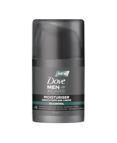 Dove Men+Care Moisturiser Oil Control – Hautpflege Männer - Gesichtspflegecreme - schützt, reduziert Hautglanz & minimiert Poren, ohne zu fetten, 1x50ml
