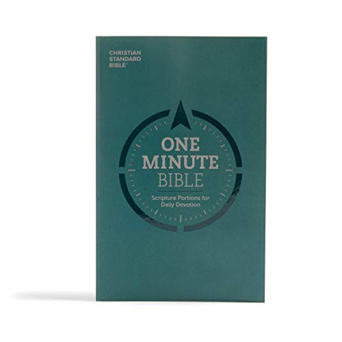 CSB One Minute Bible, Daily Readings, Devotions, 365, Easy-to-Read Bible