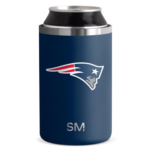 Simple Modern Officially Licensed NFL New England Patriots Gifts for Men Women Dads Fathers Day | Insulated Ranger Can Cooler for Standard 12oz Cans - Beer Seltzer and Soda