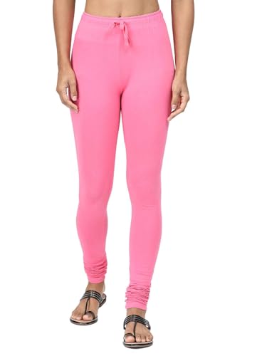 Image of Robinbosky Cotton Churidhar Leggings for Women - Stylish, Stretchable & Flattering Fit for All-Day Comfort