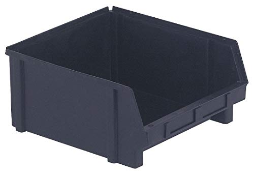 LEWISBins+ PB41-FXL ESD-Safe Part Bins, Black, 12.8