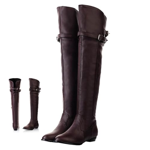 Botas de equitación para mujer con cremallera lateral cómoda 2