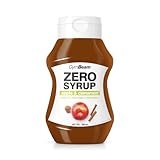 GymBeam ZERO SYRUP - Manzana y Canela, sin azúcar ni grasa, 350 ml (1 paquete)