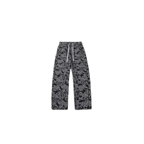 Pantalons hommes style chinois jambes droites rétro et larges casual de boutique