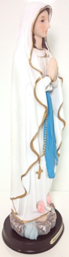 Figura religiosa Nuestra Señora de Lourdes 12" miniatura 4