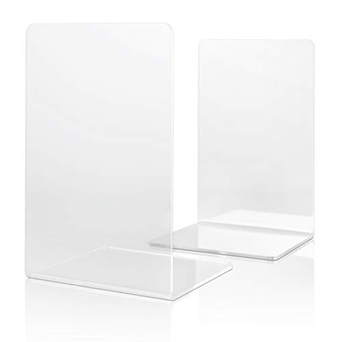 Shikaman Bookend-Plastic Acrylic Bookends,Bookends,Book Ends cover