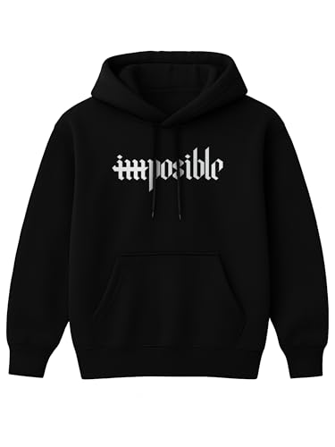 Image of Mens Printed Hoodie for Men Premium Casual Sweatshirt Man, Branded and Comfort Stylish Hoodies for Men Regular Fit Stylish Wear