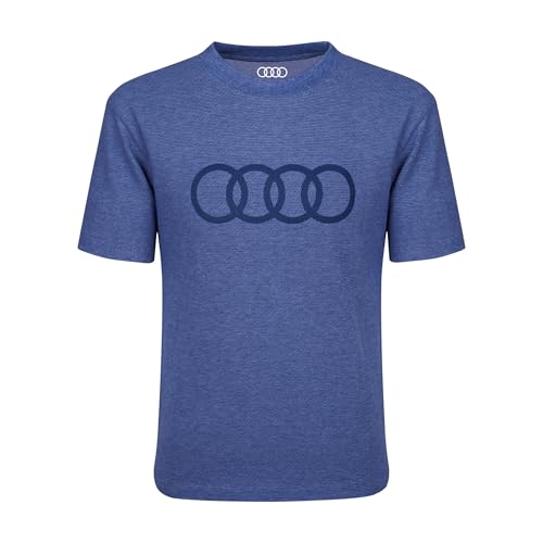 Camiseta Audi infantil de algodón de calidad superior con diseño original en azul
