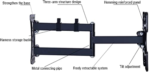 Support mural rotatif universel pour écran LCD compact suspendu