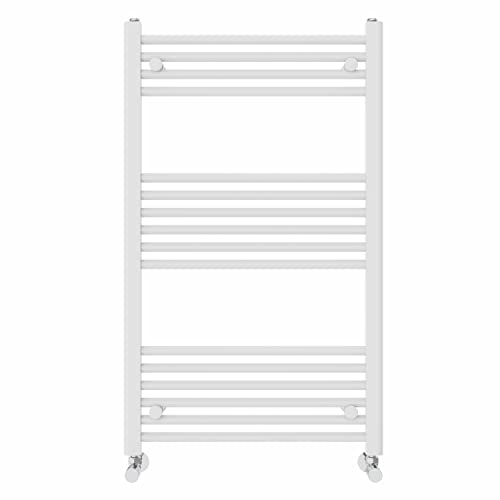 Sèche-serviettes blanc de salle de bain NRG 1000x600 mm chauffage droit