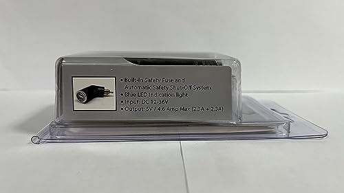 Cliff-Top USB DIN (Hella) Ładowarka motocyklowa 4,6A (kątowa), kompatybilna z motocyklami BMW