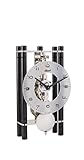 Rechteckige Grundform Hochwertige mechanische Tischuhr mit Schlüsselaufzug Hermle -Transmission II 20cm- 23021-740721