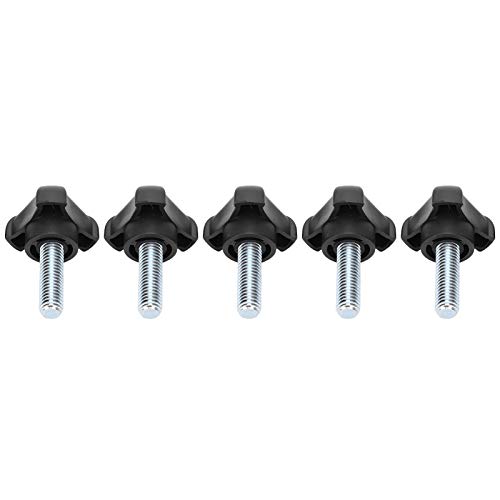 Star Knobs, Knob Screws Knob Tightening Screw Set Accessory 5pcs Plastic Triangular Head Handle Screw Vise Handle Knob M10 30mm