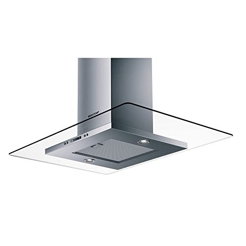 Coifa 100 Cm, Ilha Vidro Plano - Bav10Arana, Inox, 110 Volts, Brastemp