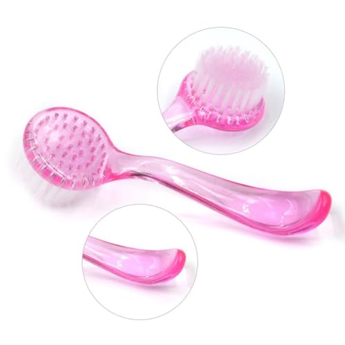 Escova De Unha Limpeza Manicure Salão Escovinha Acrílica Higiene Multiuso