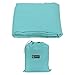 PATIKIL 31x82 Inch Sleeping Bag Liner, Soft Lightweight Travel Camping Sheet Sleep Sack Compact Sleep Bag with Carry Bag for Adults Camping Travel Hotel, Pacific Blue
