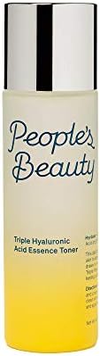 People's Beauty Essence Facial Toner and Serum - Made with Triple Hyaluronic Acid and Triple-Plant Moisture Complex for Hydrated, pH Balanced Skin, Vegan & Cruelty-Free, 4 Fl Oz